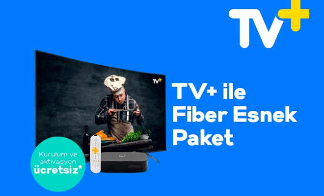 Turkcell TV+ ile Fiber Esnek Paket Kampanyası